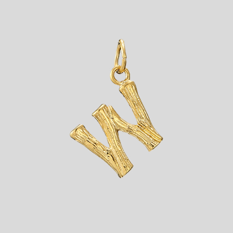 Wholesale 26 Letters Pendant Stainless Steel Gold Plated Necklaces