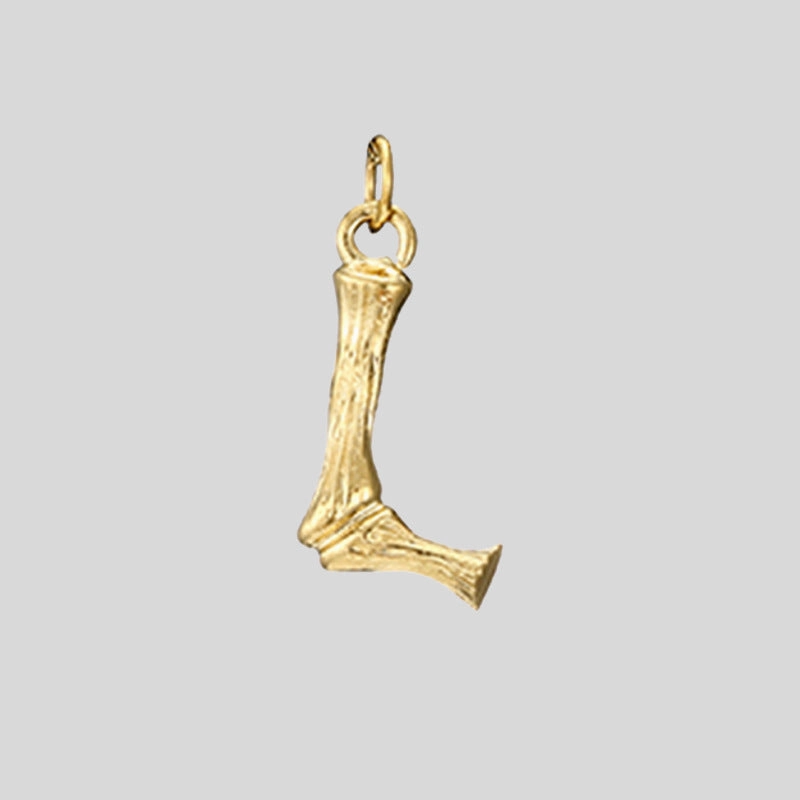 Wholesale 26 Letters Pendant Stainless Steel Gold Plated Necklaces