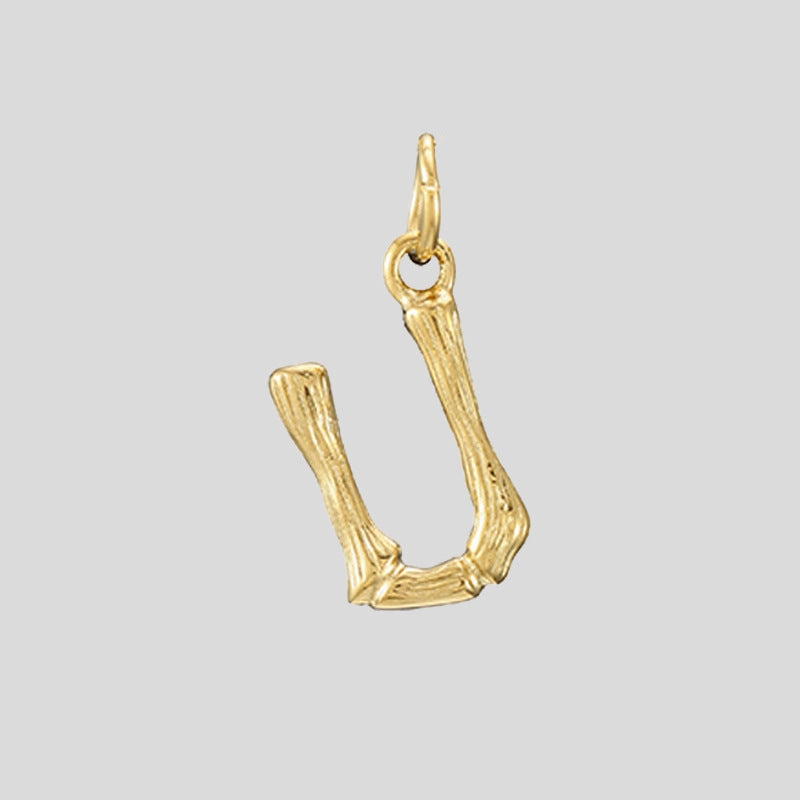 Wholesale 26 Letters Pendant Stainless Steel Gold Plated Necklaces