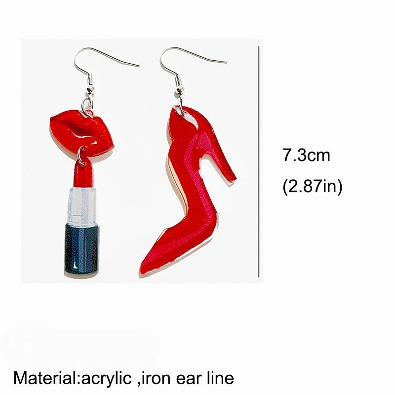 Wholesale 2 Pairs/Pack Valentine's Day Acrylic Earrings