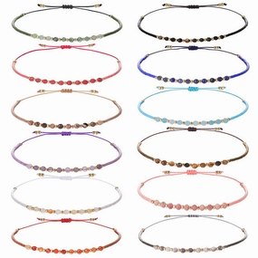 Wholesale 2MM Rice Beads Handwoven Beaded Bracelet