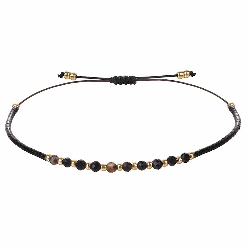 Wholesale 2MM Rice Beads Handwoven Beaded Bracelet