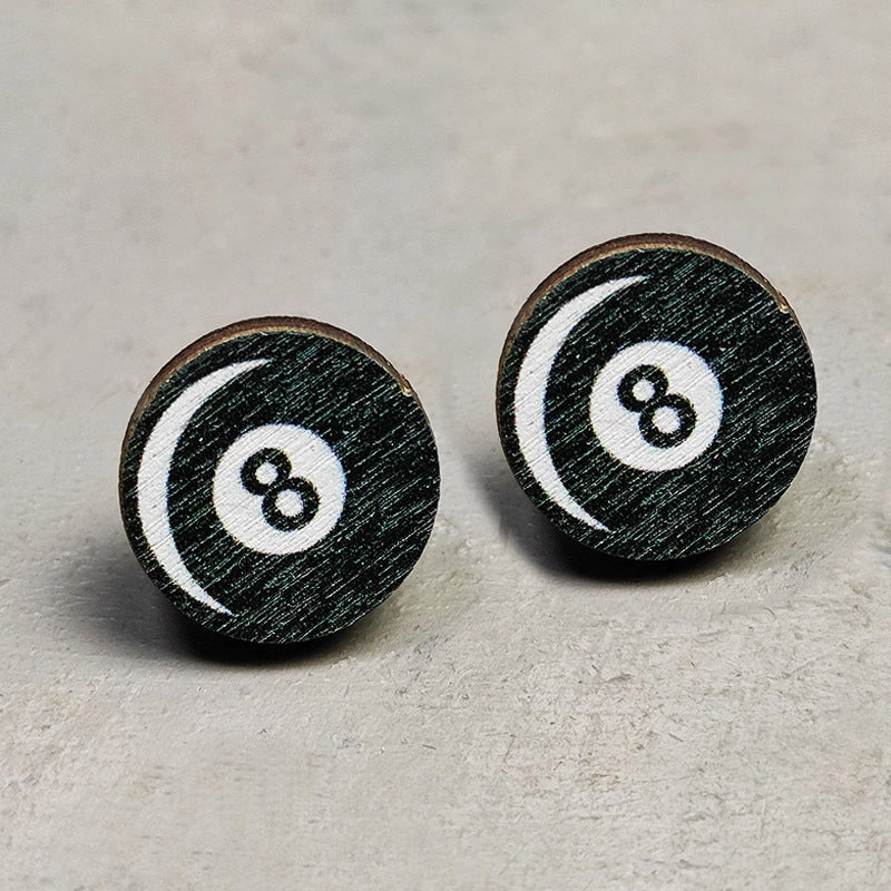 Wholesale 2Pairs/Pack Sports Leather Ear Studs