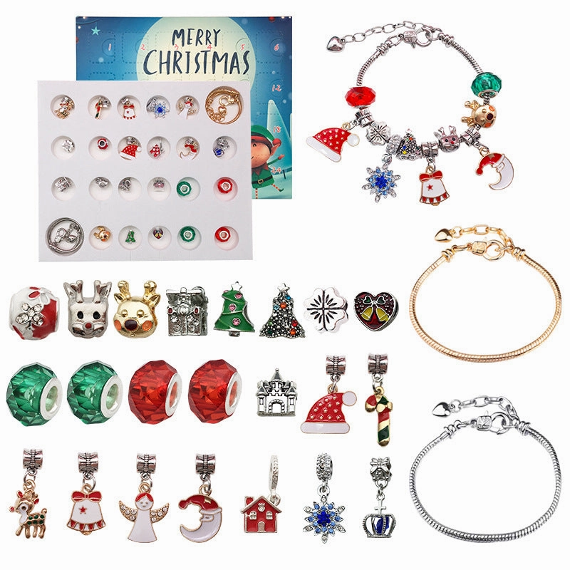 Wholesale 2PCS Christmas Creative Alloy Bracelet