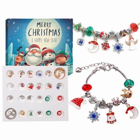 Wholesale 2PCS Christmas Creative Alloy Bracelet