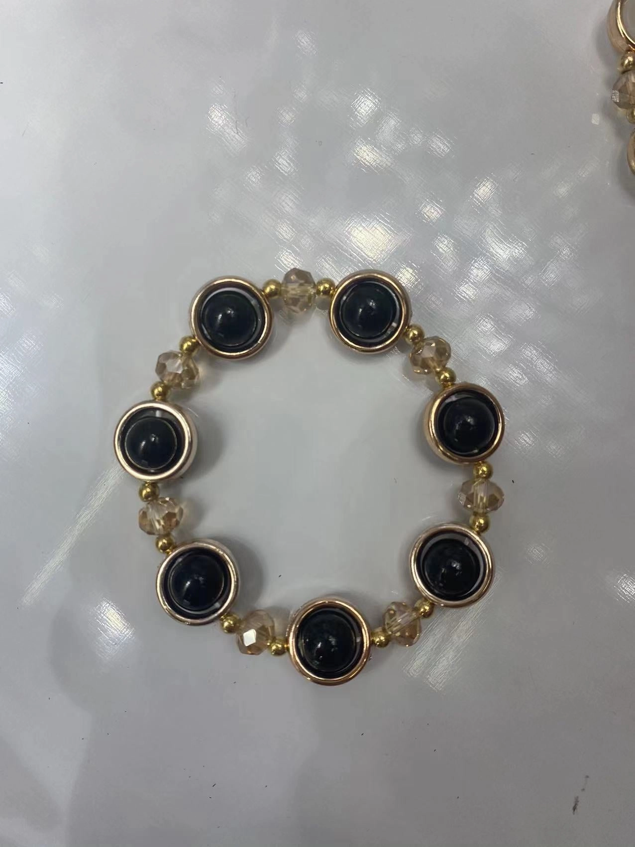 Wholesale 2pcs Multicolor Crystal Glass Beads Bracelet