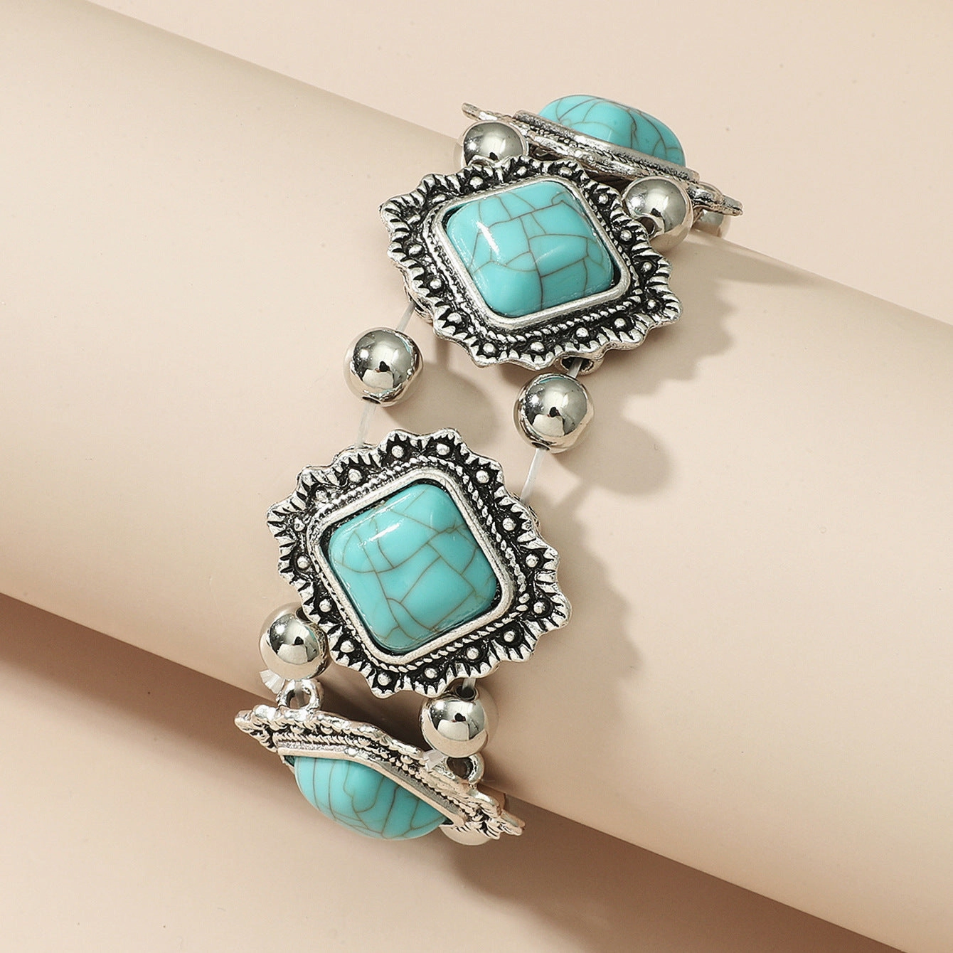 Wholesale 2PCS Vintage Bohemian Alloy Bracelet