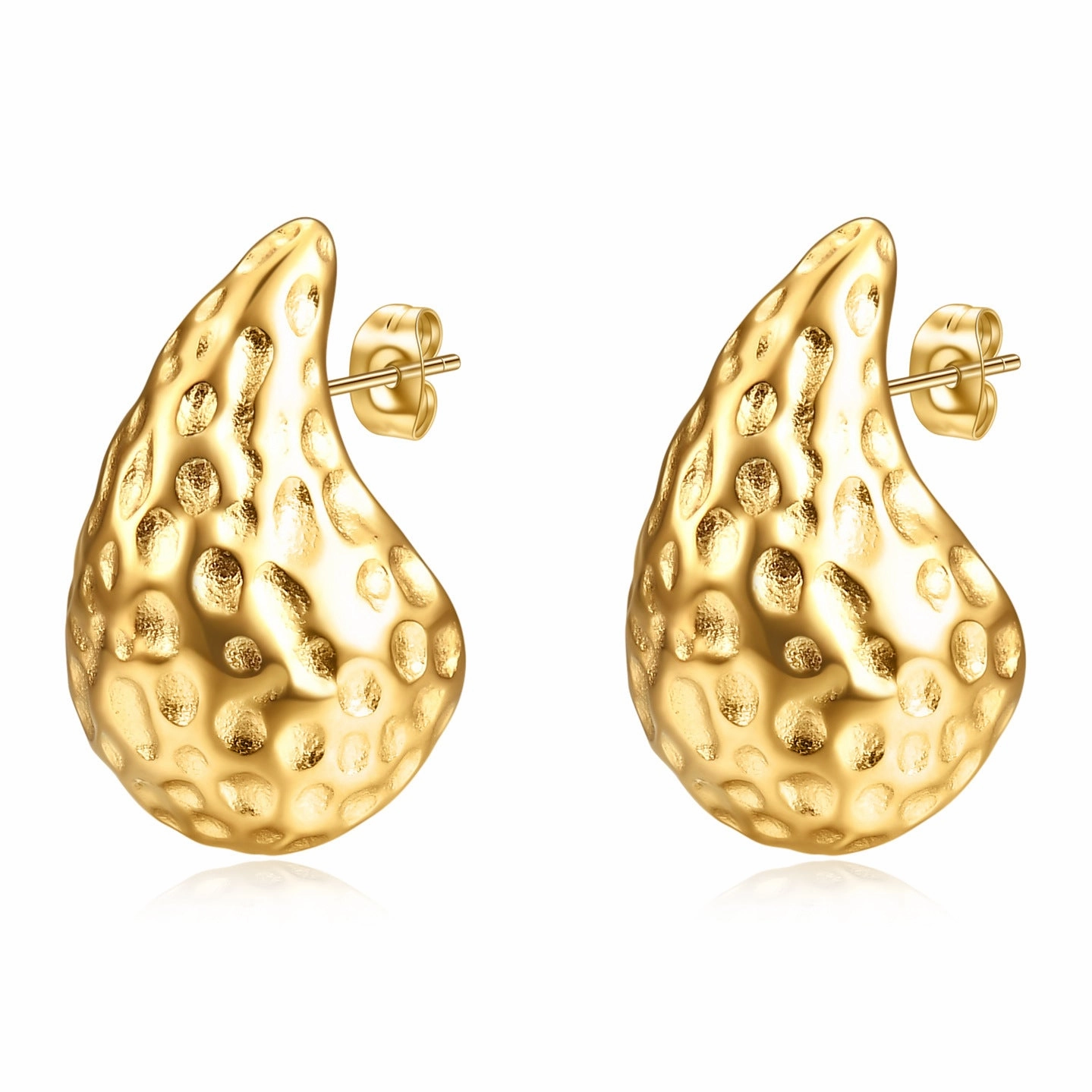 Wholesale 304 Stainless Steel Drop Pattern Earrings