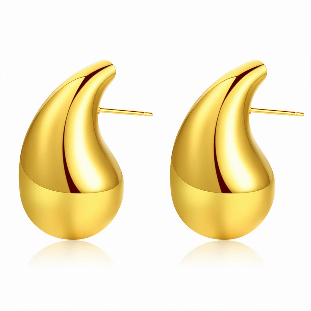Wholesale 304 Stainless Steel Drop Pattern Earrings