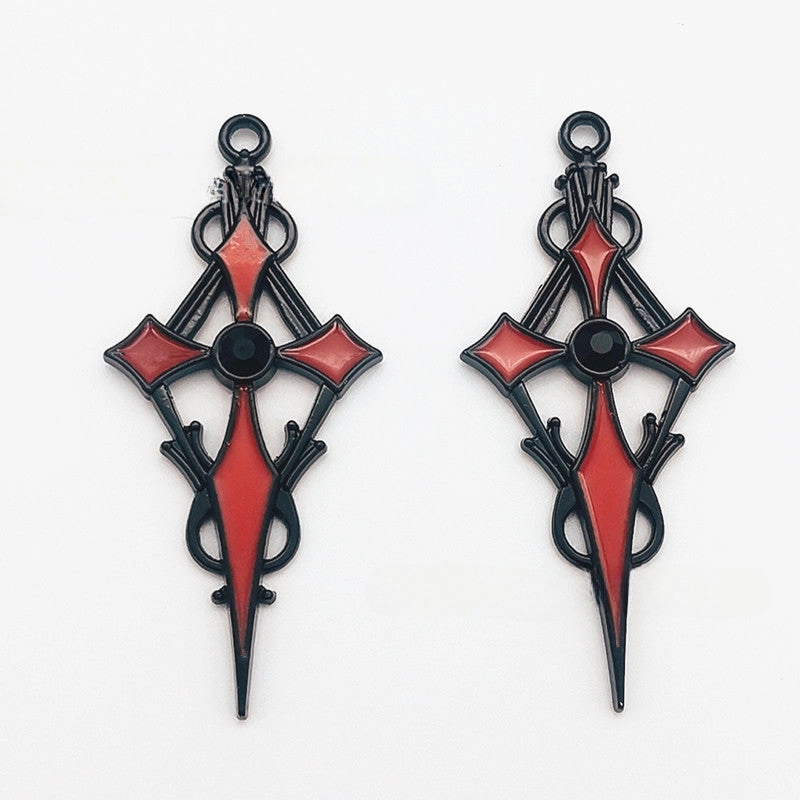 Wholesale 30PCS New Cross Sword DIY Zinc Alloy Pendant