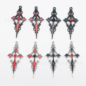 Wholesale 30PCS New Cross Sword DIY Zinc Alloy Pendant