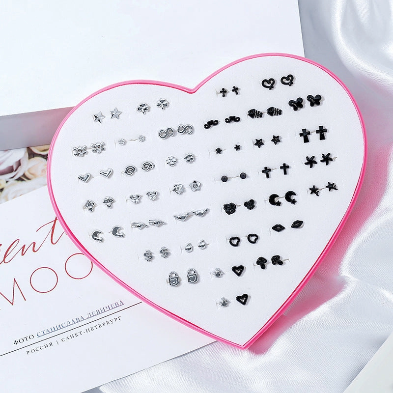 Wholesale 36 Pairs/Box Soft Clay Ear Studs Set