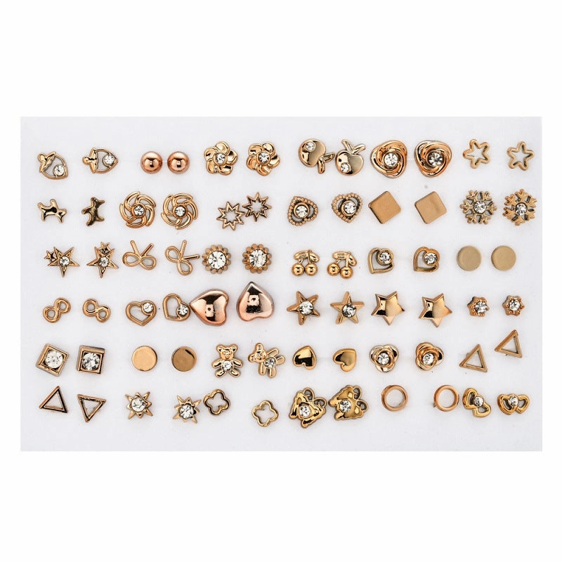 Wholesale 36 Pairs Geometric Earring Set
