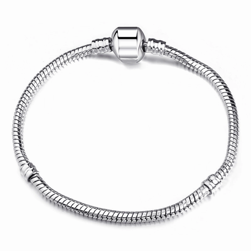 Wholesale 3mm Copper Silver Plated Bracelet Accessories