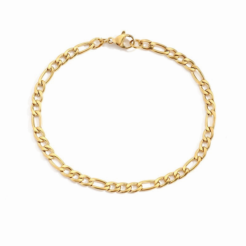 Wholesale 4MM/6mm Stainless Steel Chain Bracelets
