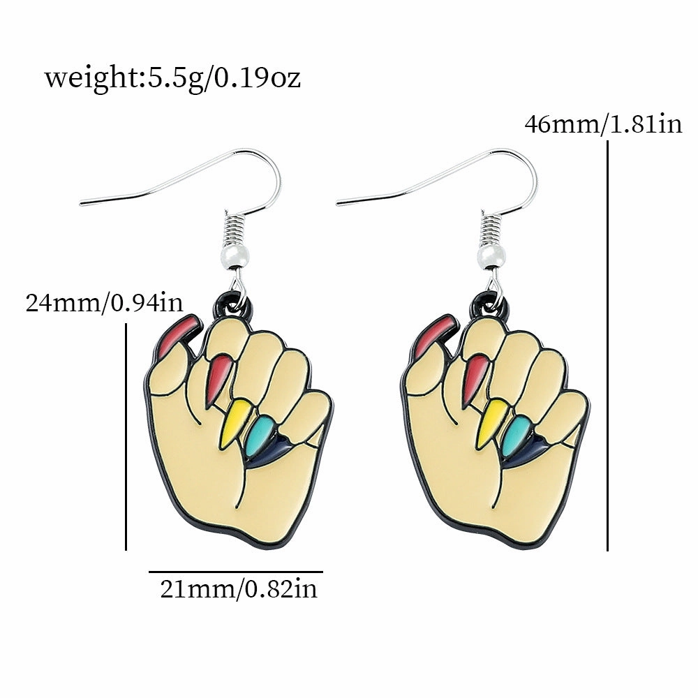 Wholesale 4PCS Black Wednesday Alloy Bracelet