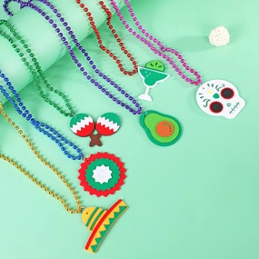 Wholesale 5PCS Mexican Carnival Party Necklaces