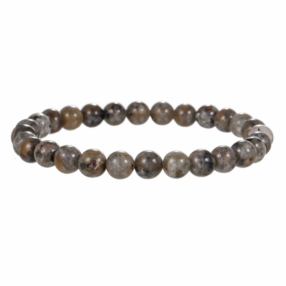 Wholesale 6/8/10mm natural flame stone bead bracelet