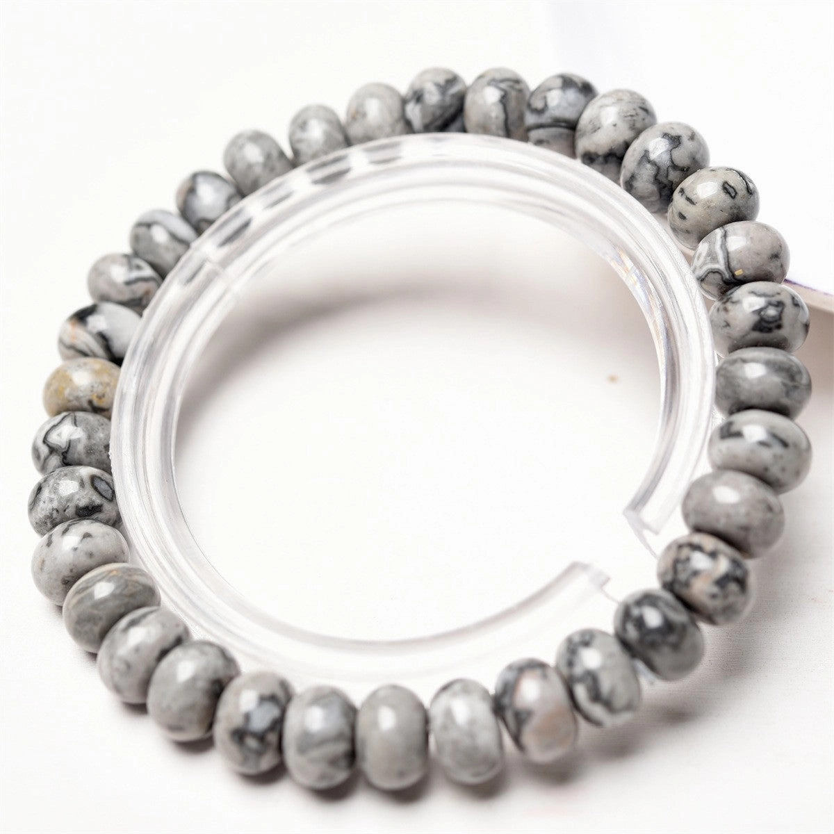 Wholesale  6mm natural stone abacus beads bracelet