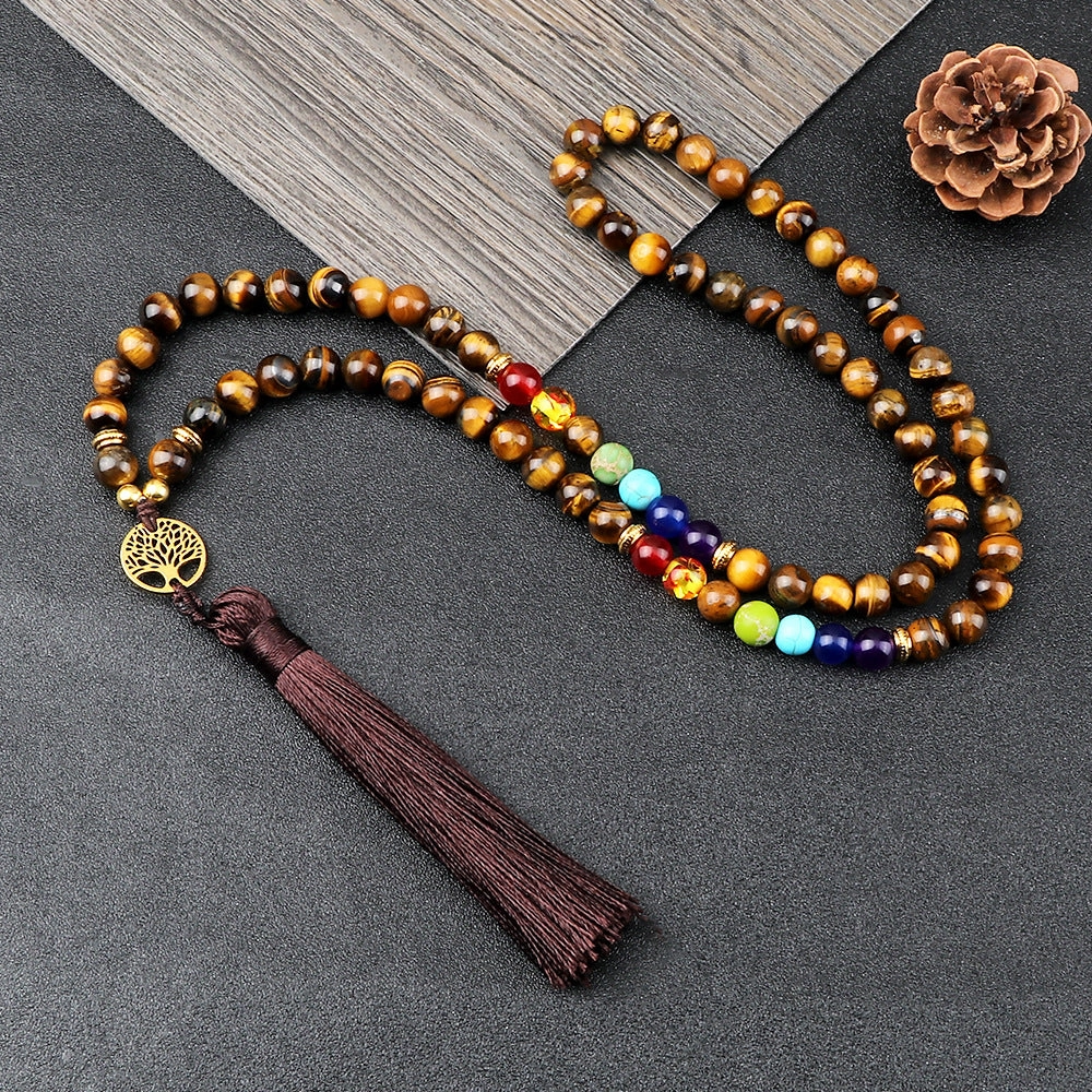 Wholesale 8mm Beaded Agate Stretch Tiger Eye Amethyst Bracelet