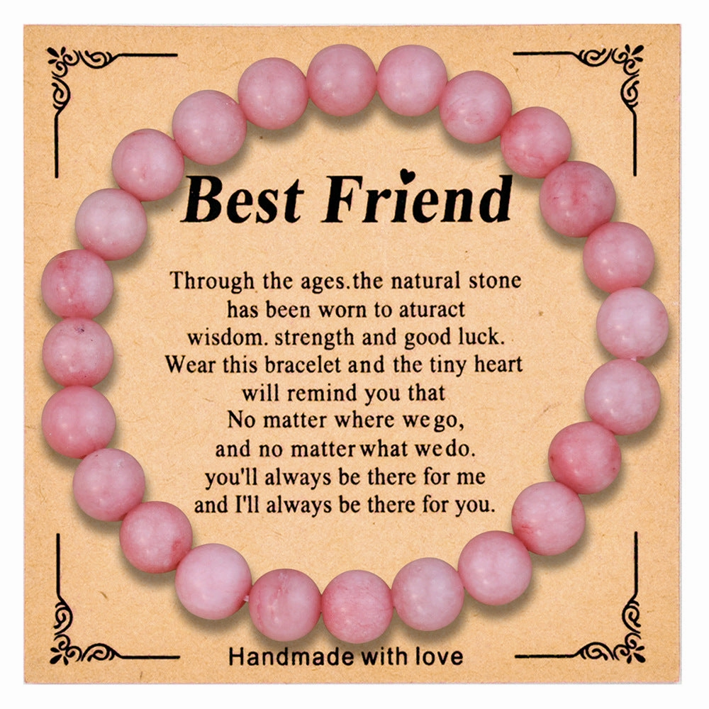 Wholesale  8mm colorful crystal beaded bracelet