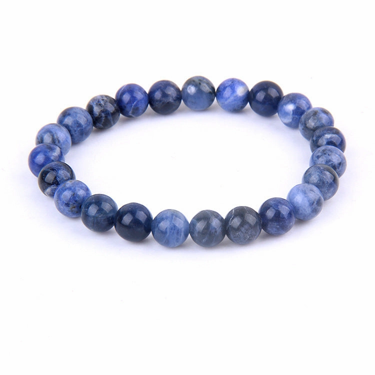 Wholesale 8mm Stone String Beads Bracelet