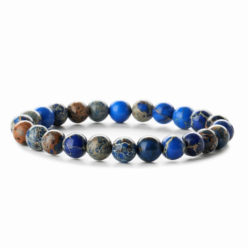 Wholesale 8mm Stone String Beads Bracelet