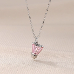 Wholesale 925 Silver Badminton Necklaces