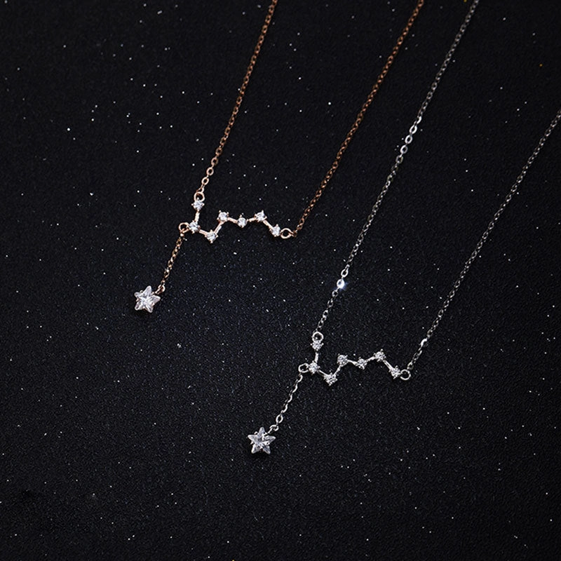 Wholesale 925 Silver Beidou Seven Star Necklace
