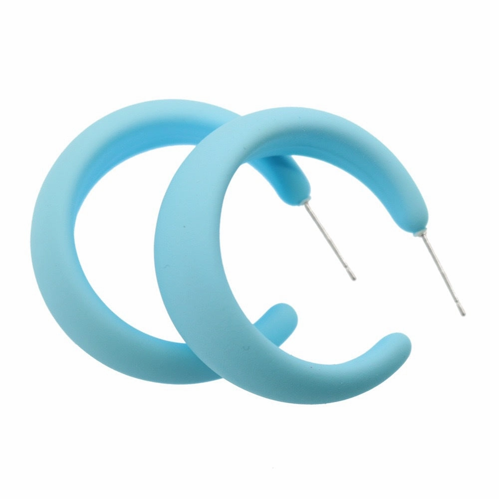Wholesale 925 Silver Needle Candy Color C Shape Acrylic Stud Earrings