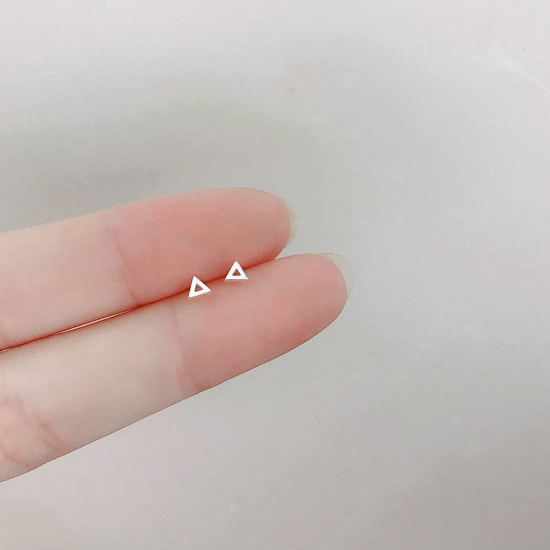 Wholesale 925 Silver Needle Mini Stealth Small Earrings