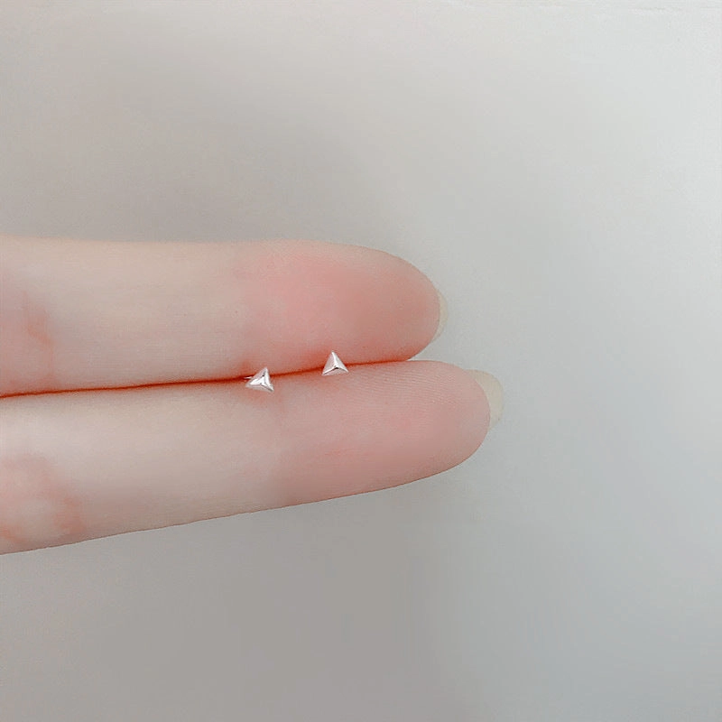 Wholesale 925 Silver Needle Mini Stealth Small Earrings