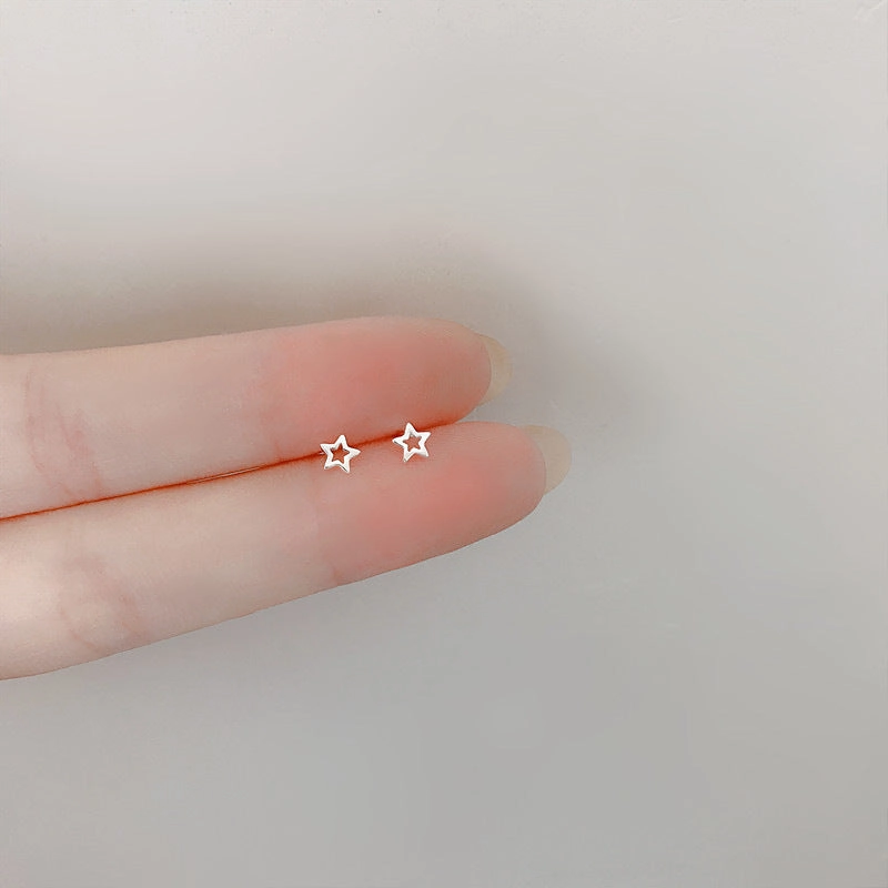 Wholesale 925 Silver Needle Mini Stealth Small Earrings