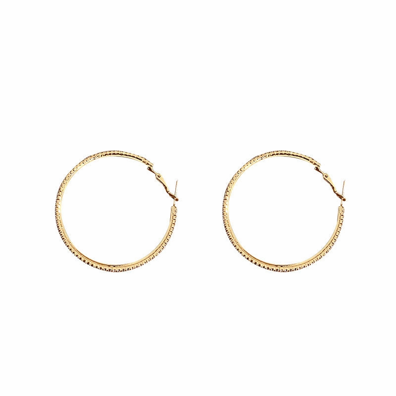 Wholesale 925 Silver Pin Diamond Single Row Alloy Earrings