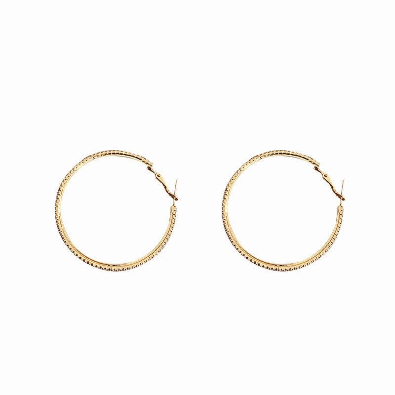 Wholesale 925 Silver Pin Diamond Single Row Alloy Earrings
