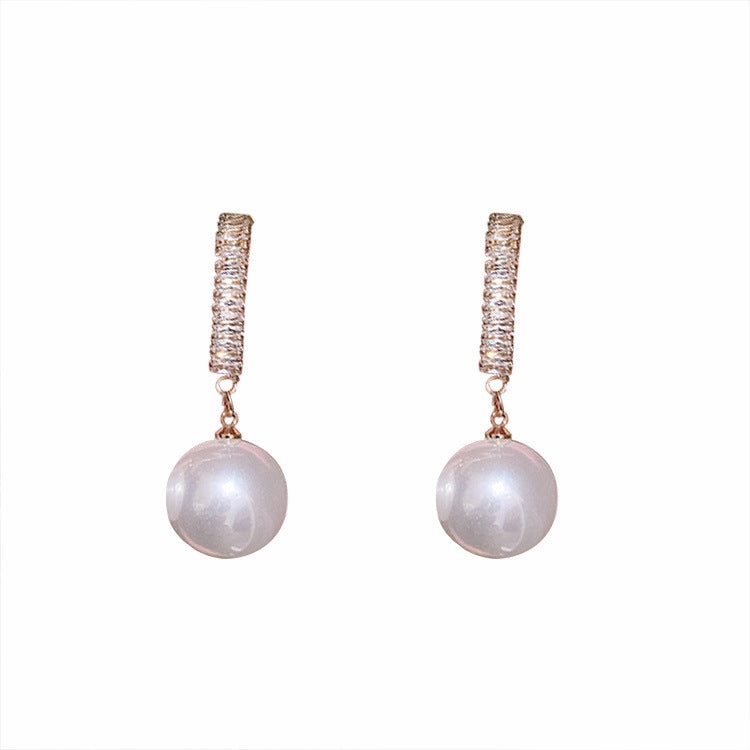 Wholesale 925 Silver Pin Vintage Earrings Pearl