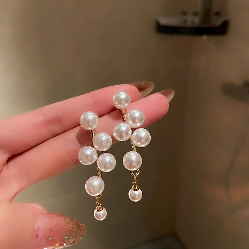 Wholesale 925 Silver Pin Vintage Earrings Pearl