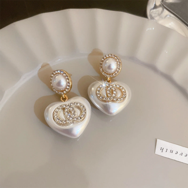 Wholesale 925 Silver Pin Vintage Earrings Pearl