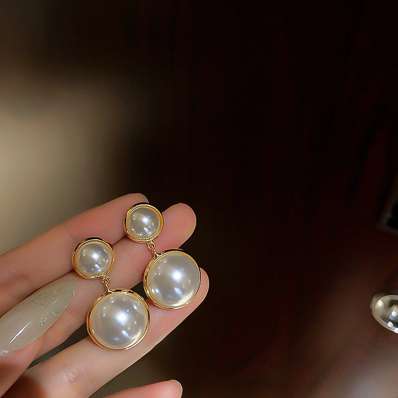 Wholesale 925 Silver Pin Vintage Earrings Pearl