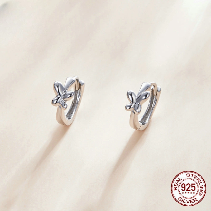 Wholesale 925 Sterling Silver Butterfly Earrings