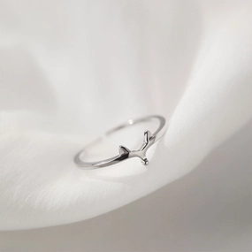 Wholesale 925 Sterling Silver Fox Open Ring