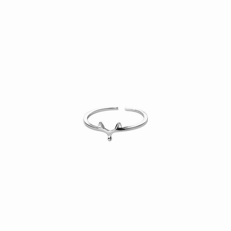 Wholesale 925 Sterling Silver Fox Open Ring