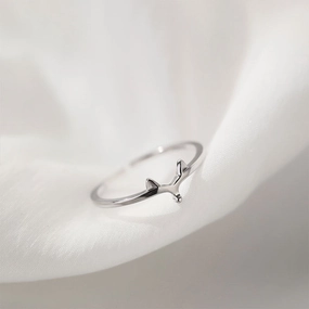 Wholesale 925 Sterling Silver Fox Open Ring