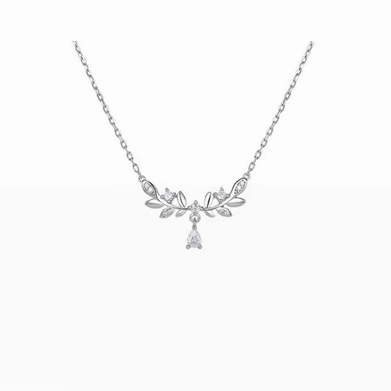 Wholesale 925 Sterling Silver Necklace Clavicle Chain