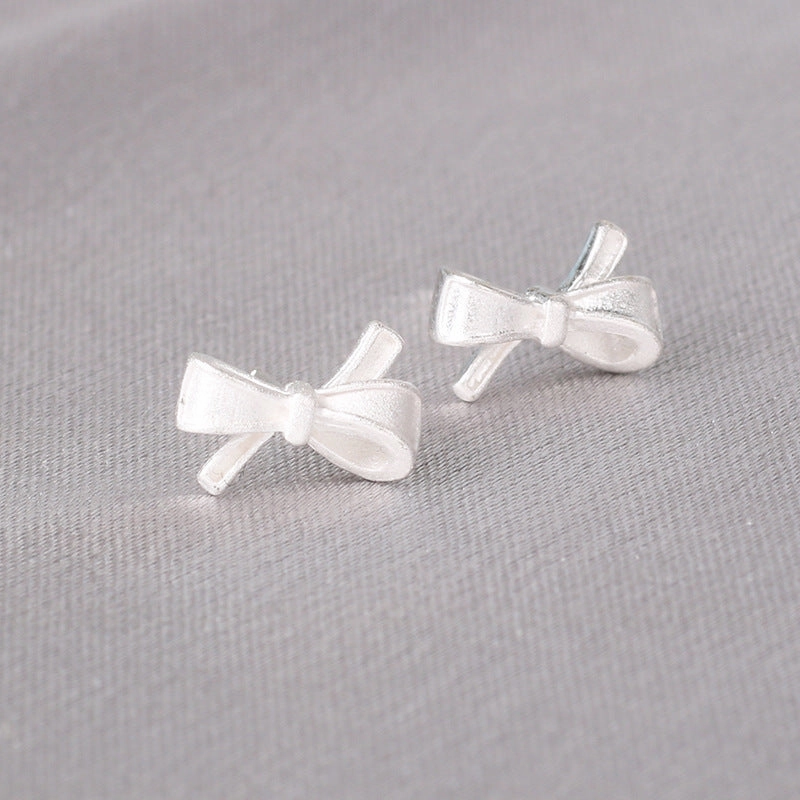Wholesale 925 Sterling Silver Pin Mini Love Earrings