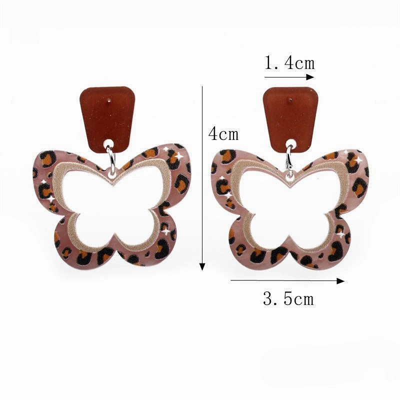 Wholesale Acrylic Butterfly Earrings