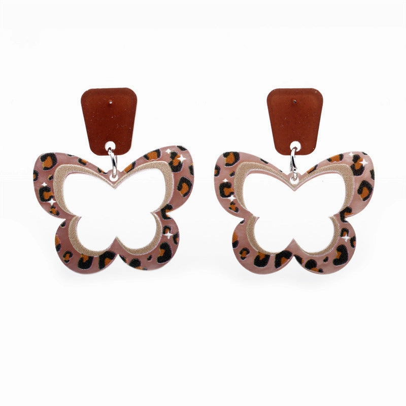 Wholesale Acrylic Butterfly Earrings