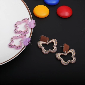 Wholesale Acrylic Butterfly Earrings