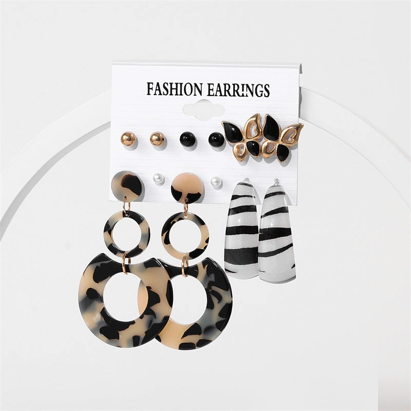 Wholesale Acrylic Earrings Stud Set