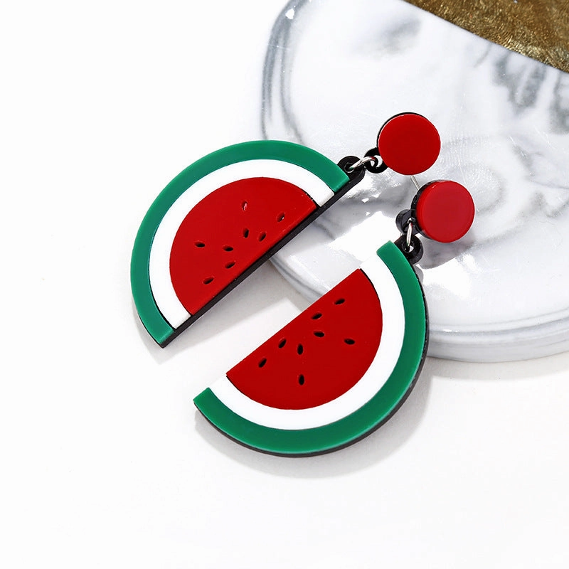 Wholesale Acrylic Fruit Earrings